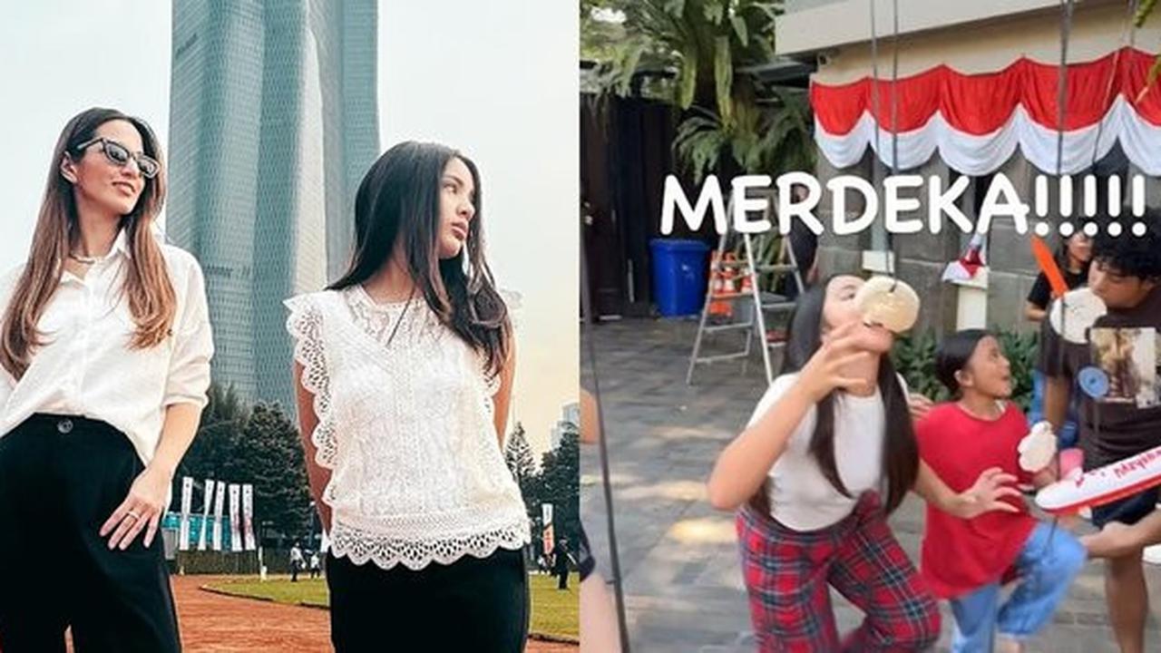 Potret Keluarga Bakrie Gelar Upacara dan Lomba Agustusan, Mikhayla hingga Mertua Nia Ramadhani Turut Berpartisipasi