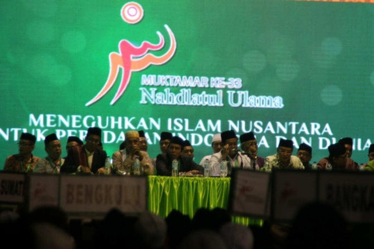 Said Aqil Siroj bacakan laporan pertanggungjawaban PBNU 2010-2015