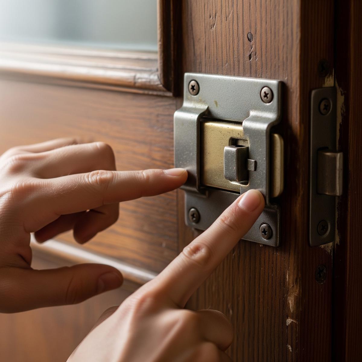 Cara Memperbaiki Pengait Pintu yang Rusak agar Bisa Dipakai Lagi Tanpa Ganti Baru (AI Generated)