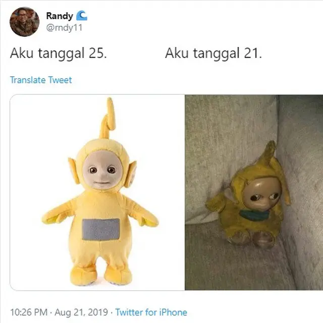meme tanggal tua