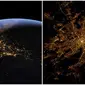 Potret bumi dari stasiun luar angkasa internasional (Sumber: Google Earth, Twitter/@astro_reid)