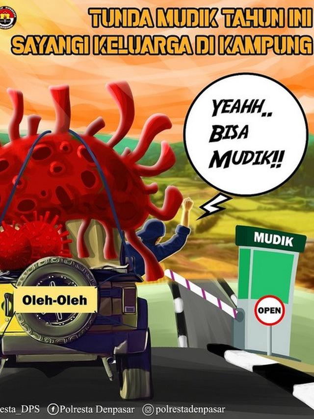 poster imbauan jangan mudik