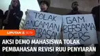 Aksi penolakan Rancangan Undang-Undang Penyiaran terjadi di sejumlah daerah. Draft RUU Penyiaran yang ada dinilai melemahkan fungsi pers, karena melarang siaran eksklusif jurnalisme investigasi.