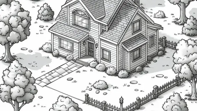 Ilustrasi Sketsa Rumah Mewah (Credit: benzoix/freepik)