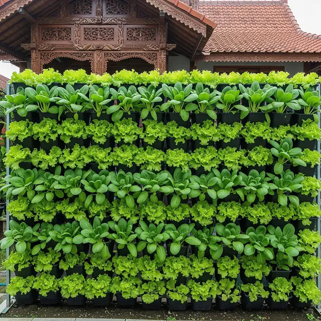 Desain Pagar Hijau Produktif