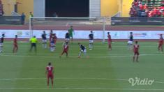 Laga Timnas Indonesia U-22 Vs Kamboja dalam babak pertama masih imbang 0-0.