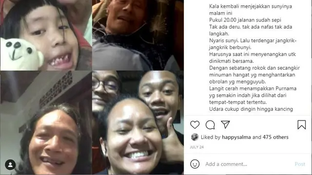 Ungkap rindu Bonita kepada keluarganya sebelum Koes Hendratmo meninggal dunia