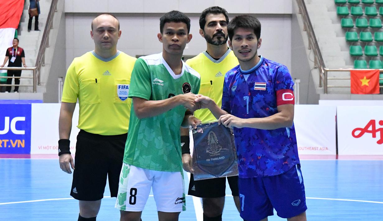 Gol Thailand dicetak oleh Apiwat Chaemcharoen pada menit ke-23. Sementara itu, gol balasan Indonesia dibukukan oleh Ardiansyah Runtuboy menit ke-24. (dok. SEA Games)