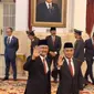 Presiden Joko Widodo melantik Irjen Pol Eddy Hartono sebagai Kepala Badan Nasional Penanggulangan Terorisme (BNPT) menggantikan Rycko Amelza Dahniel. (Liputan6.com/Lizsa Egeham)