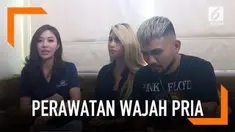 Roy Ricardo kompak perawatan wajah bareng kekasihnya, Nyvi Stephanie, di Dermaster Mangga Besar.