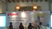 Pembahasan mengenai pentingnya menjaga kulit bayi di Restoran Seribu Rasa Menteng, Jakarta Pusat. (dok. Liputan6.com/Esther Novita Inochi)