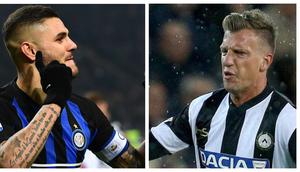 Mauro Icardi dan Maxi Lopez. (Photo AP)