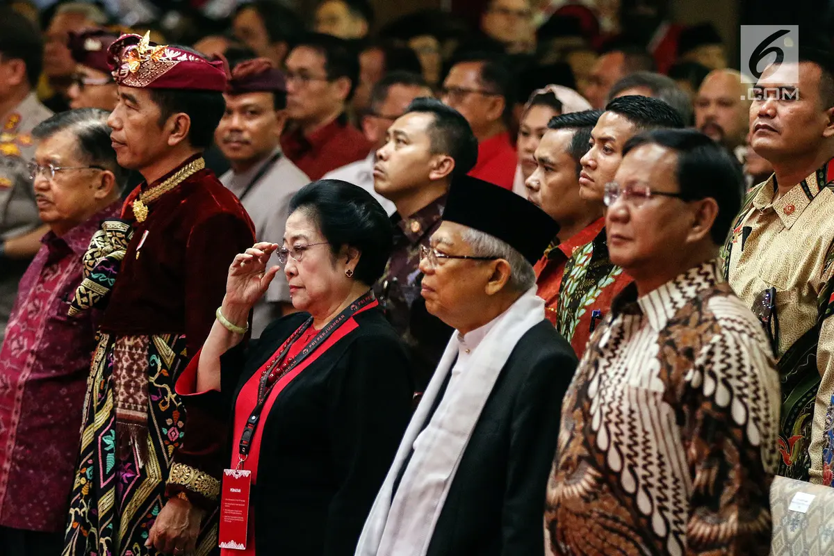 Jokowi hingga Prabowo Hadiri Kongres V PDIP di Bali