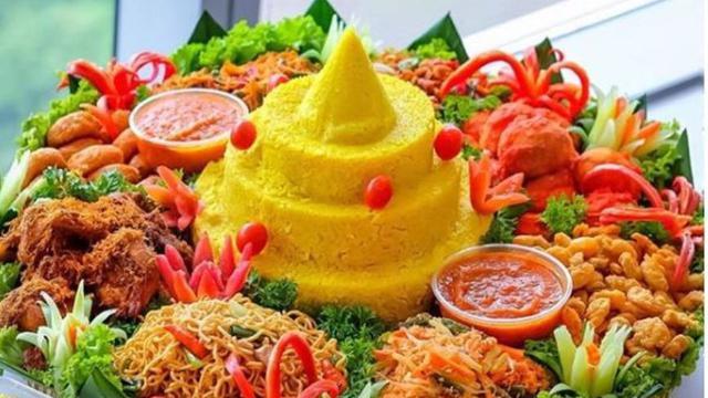 6 Cara Menghias Tumpeng Dengan Bahan Sederhana Cantik Dan Menggugah Selera Hot Liputan6 Com