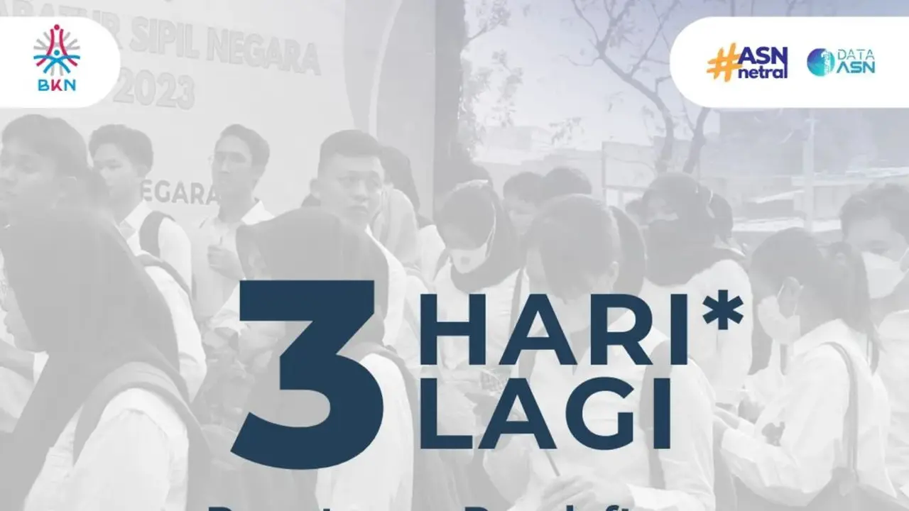 Unggahan instagram resmi BKN di @bkngoidofficial yang menginformasikan batas akhir pendaftaran PPPK 2024.