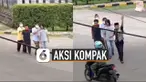 Sebuah pemandangan menyejukkan terekam kamera warganet.