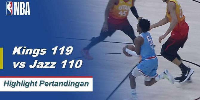 Cuplikan Hasil Pertandingan NBA : Kings 119 vs Jazz 110