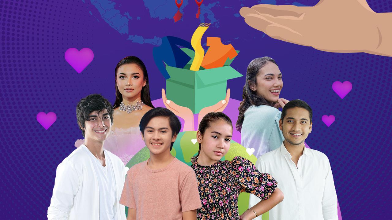 Para Bintang Sinetron SCTV Lakukan Aksi Sosial Lelang Barang untuk Membantu Korban Bencana Alam
