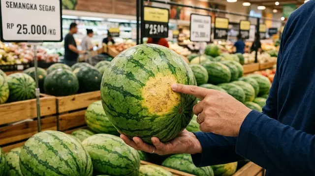Arti Bercak Kuning pada Semangka, Bisa Jadi Penentu Buah yang Sebaiknya Dipilih