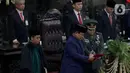 Dalam sumpahnya, Presiden Prabowo Subianto mengucapkan janji untuk memegang teguh Undang Undang Dasar. (Liputan6.com/Herman Zakharia)