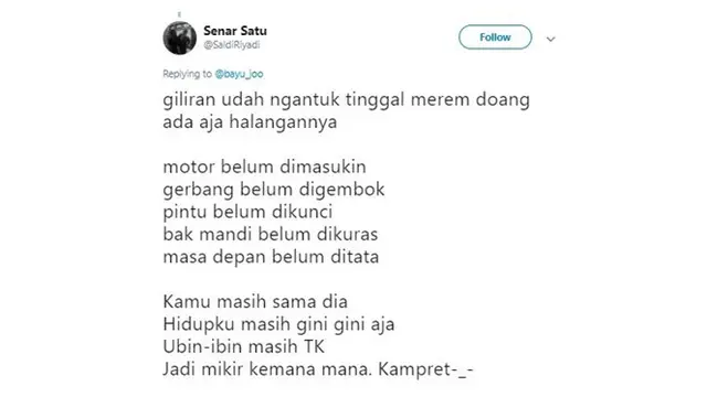 Alasan Lucu Mau Tidur