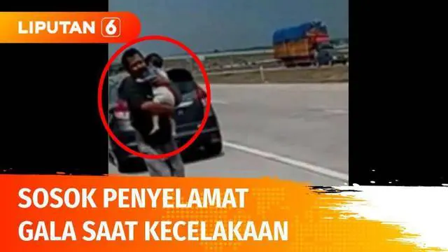 VIDEO: Sosok Lelaki Penyelamat Gala Sky dalam Kecelakaan, Sempat Dilarang Pengendara Lain