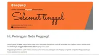 Pegipegi mengucapkan selamat tinggal, perusahaan memutuskan tutup layanan per 11 Desember 2023 (Liputan6.com/ Agustin Setyo Wardani)