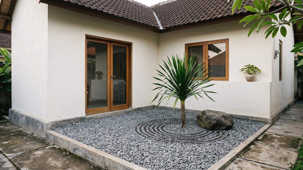 Gravel Garden untuk Sudut Rumah