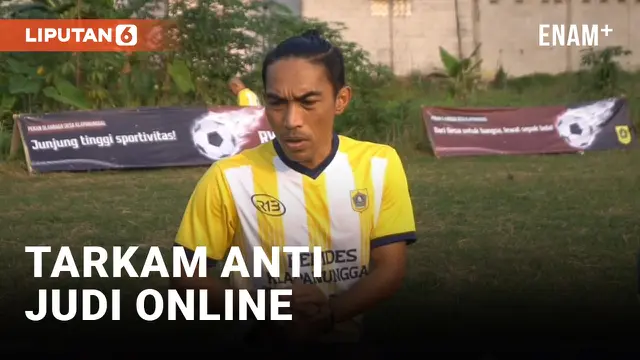 Sosialisasi Anti Judi Online, Legenda Timnas Datangi Pekan Olahraga Desa