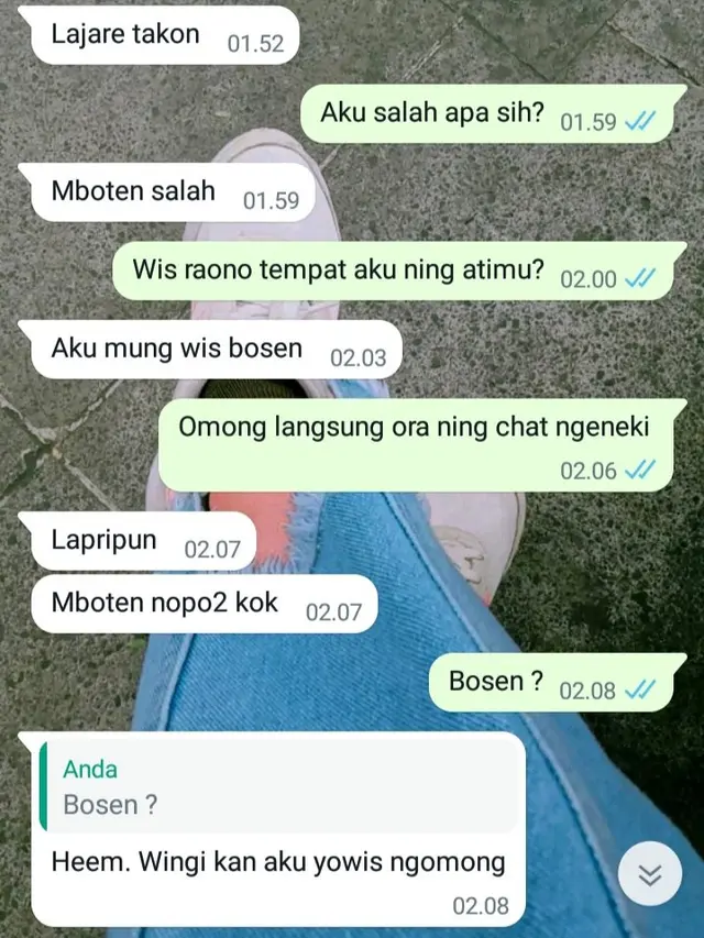 Nyesek sampai 'Sok Tegar', 6 Chat Minta Putus ke Pacar Ini Bikin Pilu