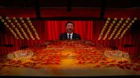 Presiden China Xi Jinping terlihat pada layar selama pertunjukan gala menjelang peringatan 100 tahun berdirinya Partai Komunis China di Beijing, China, 28 Juni 2021. Partai Komunis China akan merayakan HUT ke-100 pada 1 Juli 2021. (AP Photo/Ng Han Guan)