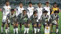 Timnas Jepang U-20 saat berlaga di Piala Dunia U-20 1999 yang digelar di Nigeria. (AFP/Issouf Sanogo)
