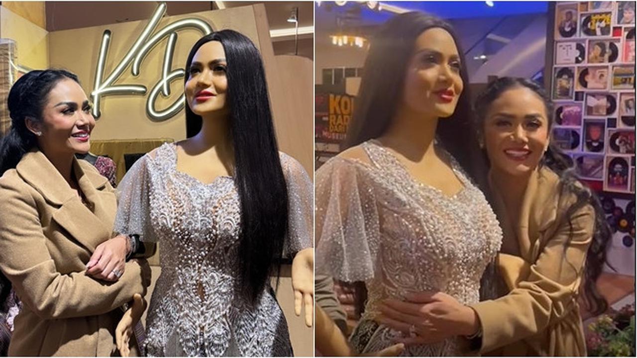 6 Momen Krisdayanti Melihat Patung Lilinnya di Jatim Park 3, Mirip Banget