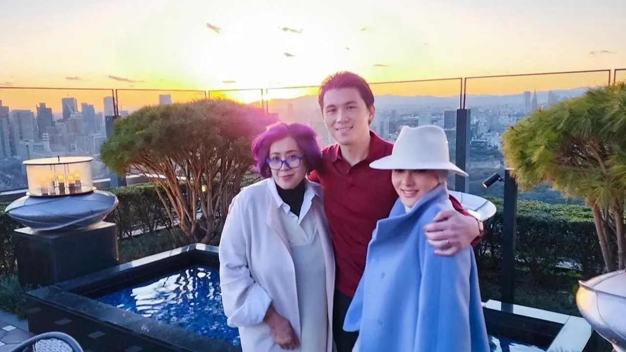 Syahrini akur dengan mertua di Jepang