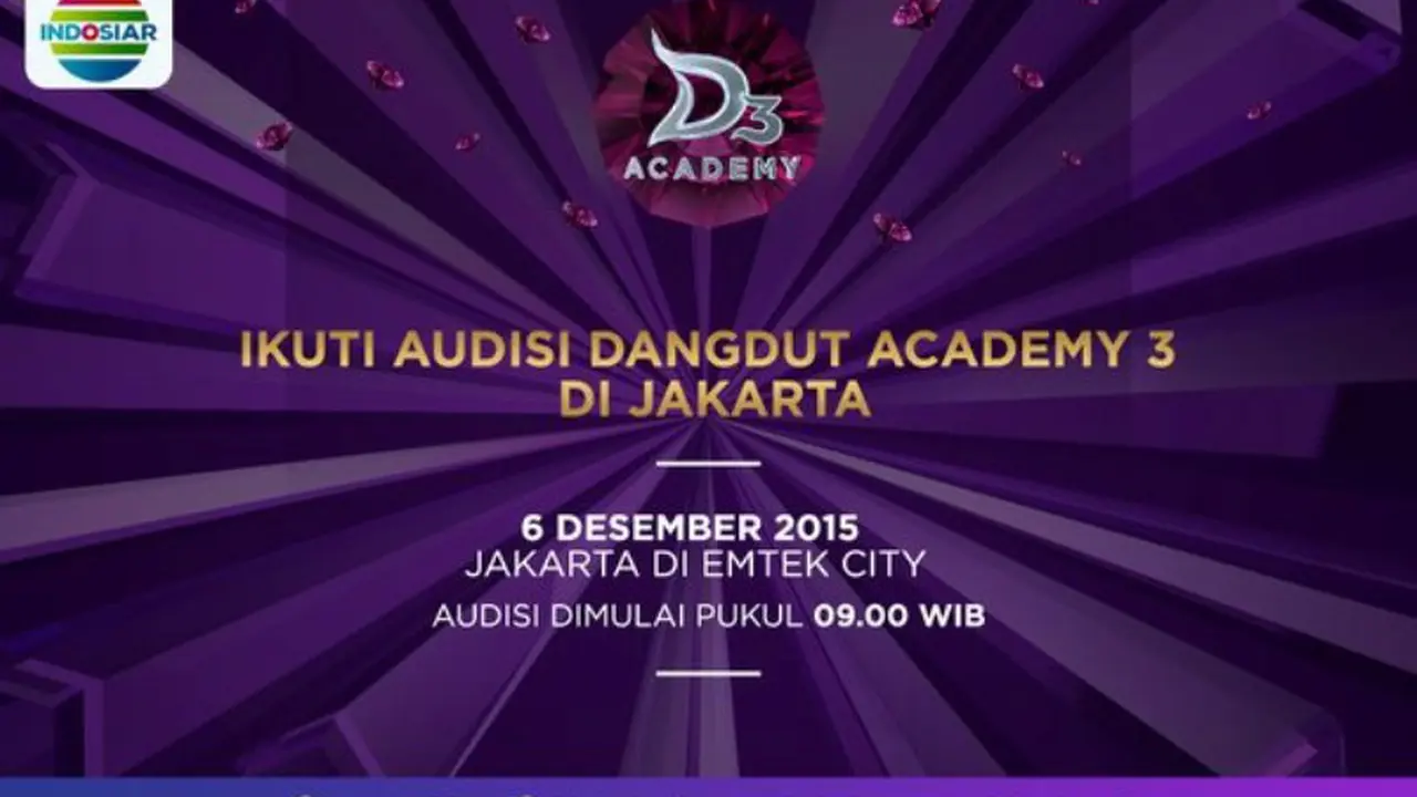 Audisi D'Academy 3 di Jakarta Berlangsung Hari Ini