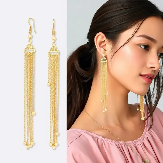 Anting Dangle Multi-Strand