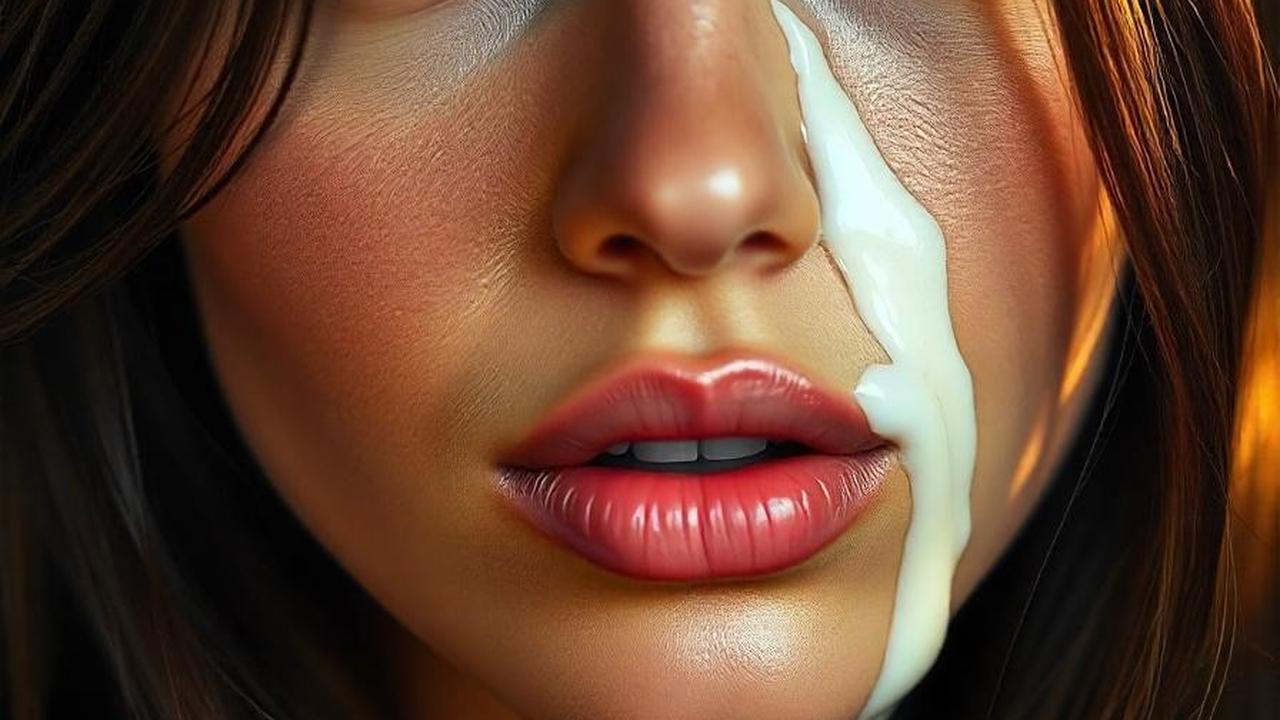 Ilustrasi wanita terkena cairan putih