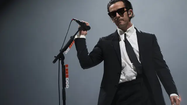 Matty Healy, vokalis The 1975. (Scott Garfitt/Invision/AP, file)