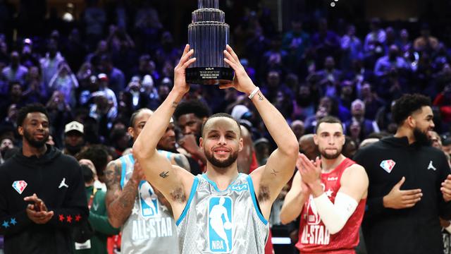 Stephen Curry Jadi MVP NBA All-Star 2022