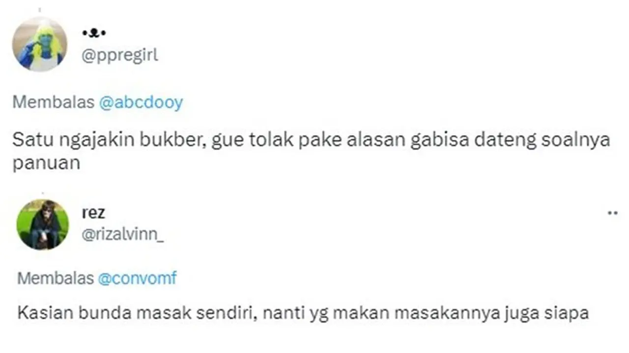 10 Alasan Netizen saat Tolak Ajakan Bukber Alumni Ini Bisa Ditiru