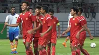 Aksi Timnas Pelajar U-18 Indonesia saat main di laga pertama Asian Schools Football Championship (dok: Kemenpora)