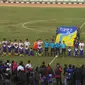 Laga Persahabatan Selebritis FC vs Persib Selection di Stadion Siliwangi, Bandung, Jawa Barat (Okan Firdaus)