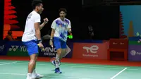 Pramudya Kusumawardana/Yeremia Erich Yoche Yacob Rambitan melaju ke babak 16 besar SimInvest Indonesia Open 2021. (PBSI)