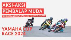 Berita Video, momen aksi-aksi pembalap muda di Yamaha Cup Race 2024