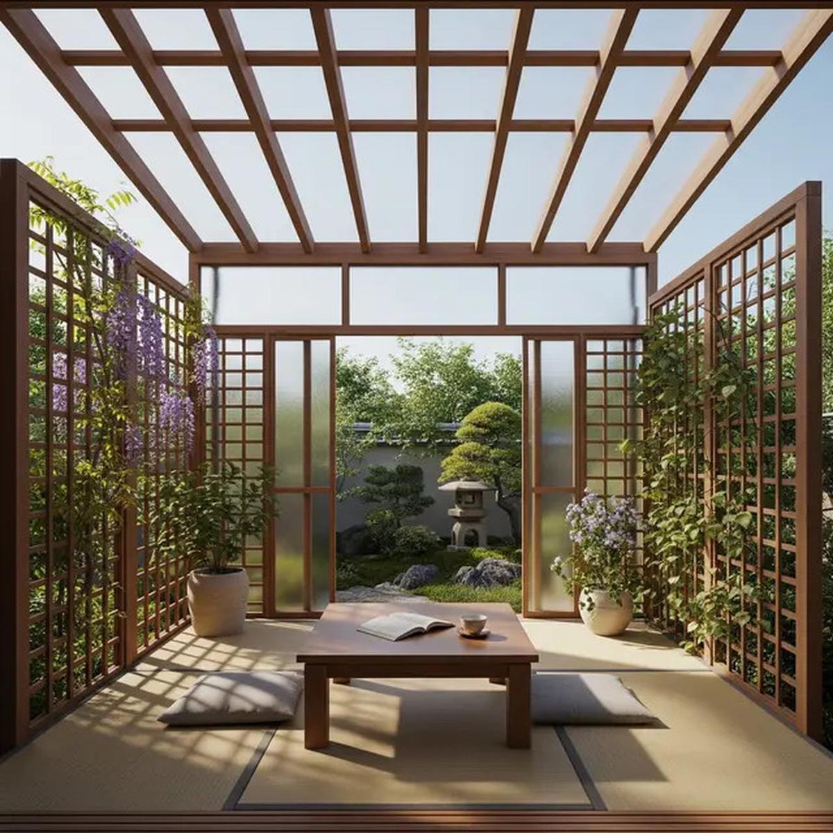 10 Model Teras Rumah Kecil dengan Kanopi Kaca dan Tanaman Merambat 2025, Hadirkan Elegansi Alami