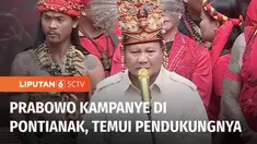 Capres nomor urut 2, Prabowo Subianto berkampanye di Kalimantan Barat, Sabtu kemarin. Selain menemui pendukungnya di Pontianak, Prabowo juga menyempatkan diri bertemu pasukan merah suku Dayak.