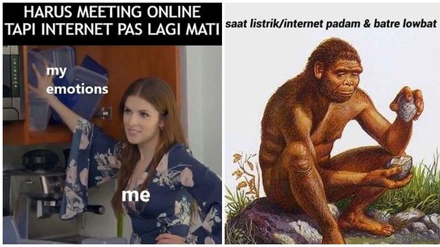 6 Meme Tentang Internet Mati Ini Bikin Sedih Bak Zaman Purba Hot Liputan6 Com