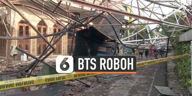 VIDEO: Menara BTS RRI Roboh, Begini Kondisi Terbarunya