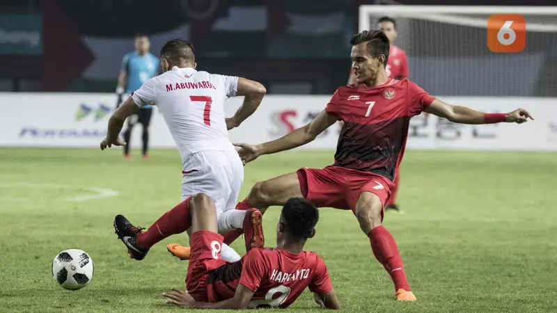 Sepak Bola : Indonesia Vs Palestina