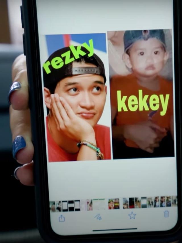 Foto Rezky Aditya dan Kekey yang diduga anak sang aktor dengan Wenny Ariani. (Foto: YouTube Crazy Nikmir Real)